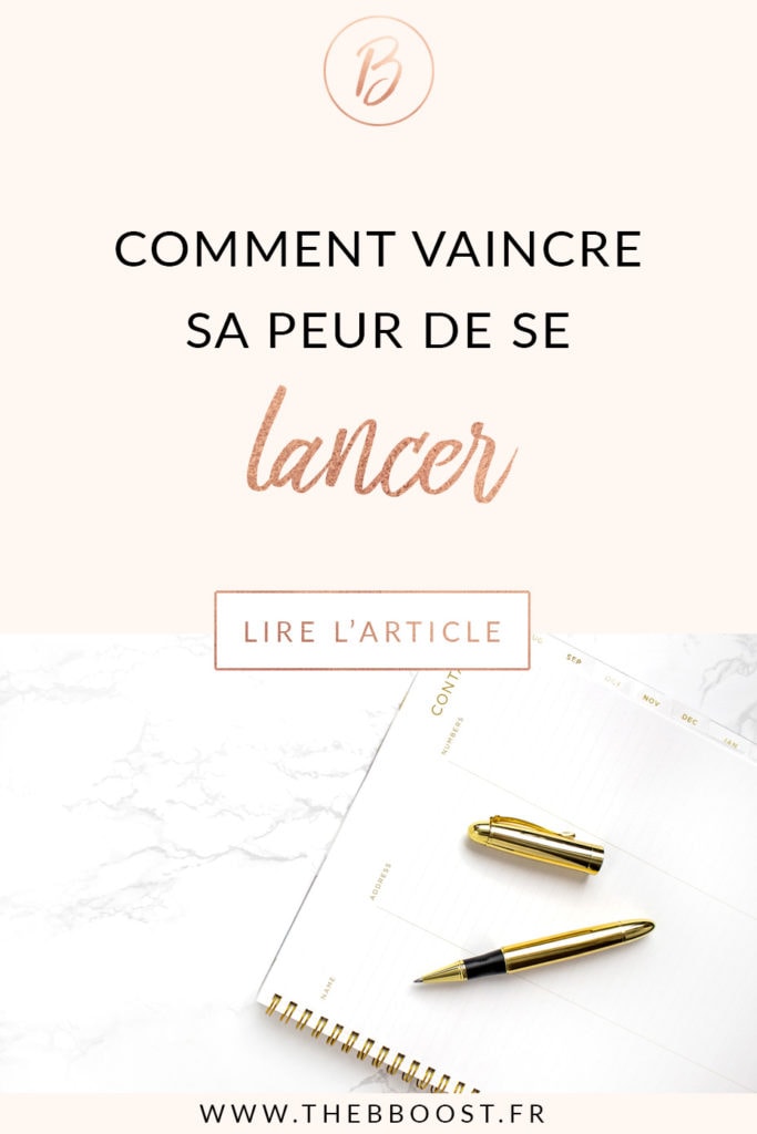 Peur de te lancer et de créer ton entreprise ? Tu devrais lire ça 😜 ! www.thebboost.fr #entreprendre #autoentrepreneur #freelance #girlboss