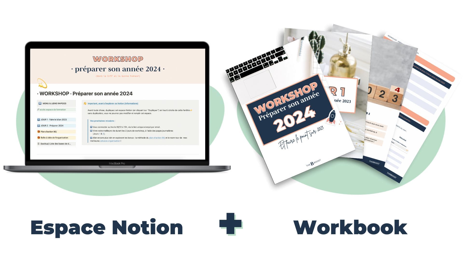 notion et workbook offerts