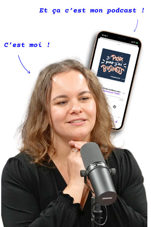 Aline Bartoli et le podcast jpeux pas j'ai business